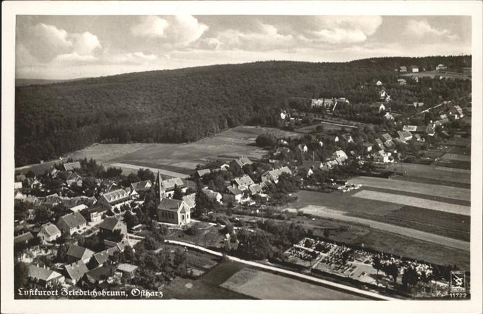 Friedrichsbrunn Harz Fliegeraufnahme