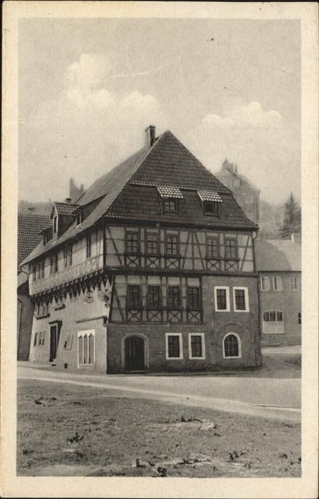 Eisenach Thueringen Fachwerk Lutherhaus