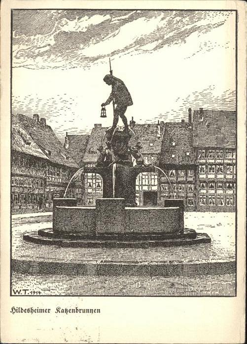 HILDESHEIM CITY Katzenbrunnen