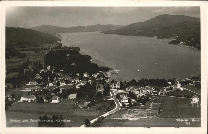 Velden Woerthersee Fliegeraufnahme