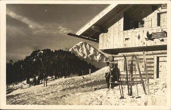Au Fischen Allgaeu Skihütte Auer Alm Fockenstein