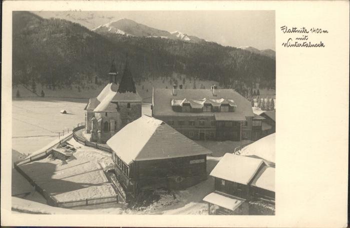 Flattnitz Im Schnee Winter