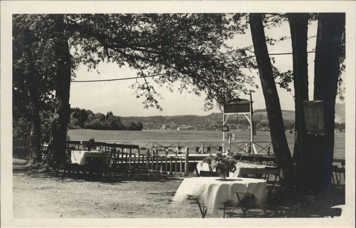 Velden Woerthersee Strandhoterl Auenhof Terrasse