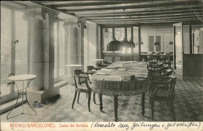 Spanien Ateneu Barcelones Sales de lectura