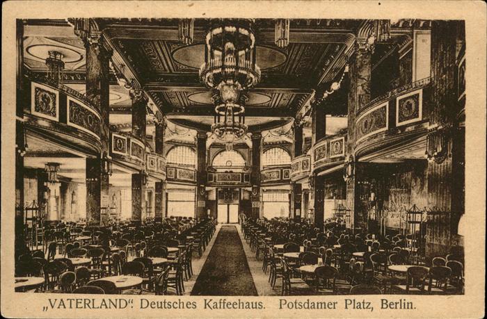 Berlin Vaterland Deutsches Kaffeehaus Potsdame