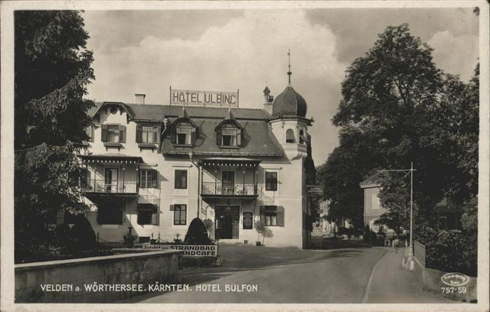 Velden Woerthersee Hotel Bulfon