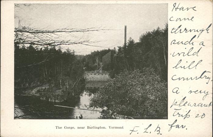 Burlington Vermont The Gorge