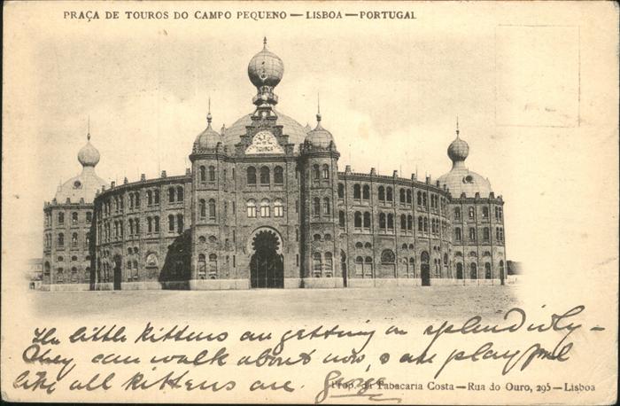Lisboa Praca Touros Campo Pequeno