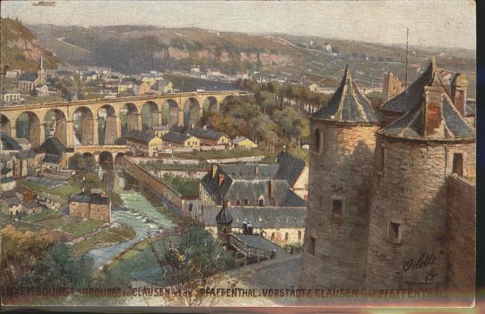 LUXEMBOURG  Luxemburg Pfaffenthal Vorst?dte Clausen