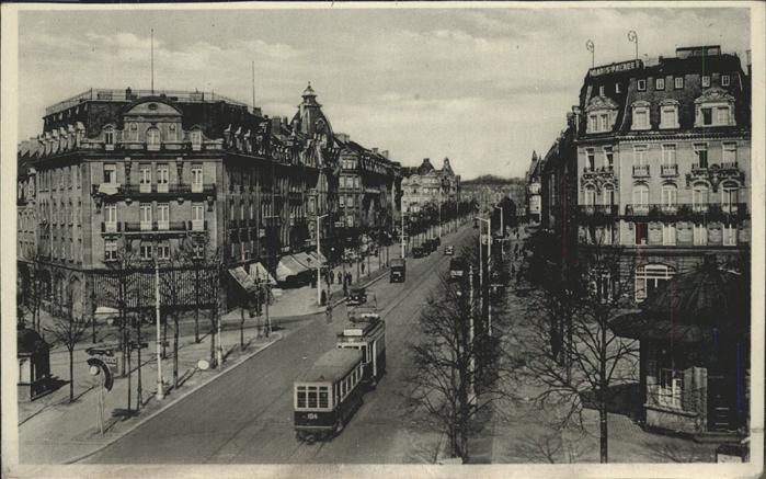 LUXEMBOURG  Luxemburg Place de Paris Strassenbahn