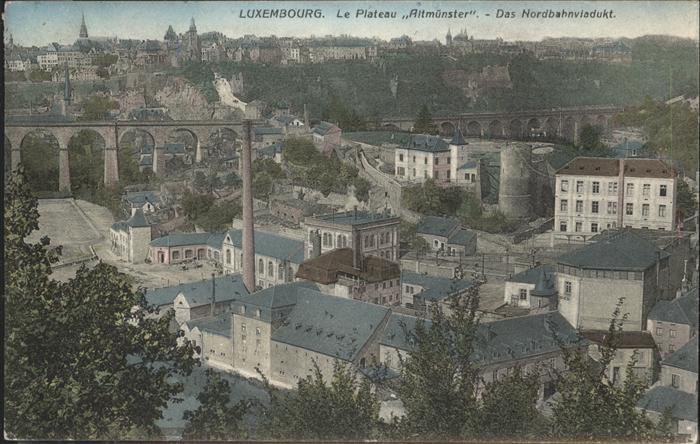 LUXEMBOURG Luxemburg Altm?nster Nordbahnviadukt