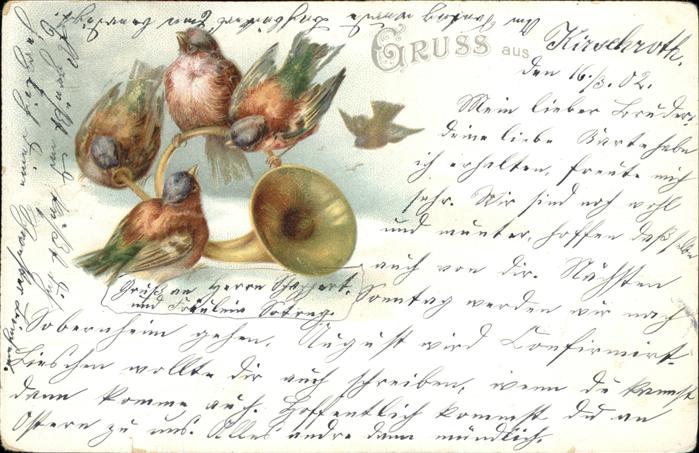 Voegel Birds Oiseaux Uccelli Pajaros-- Trompete