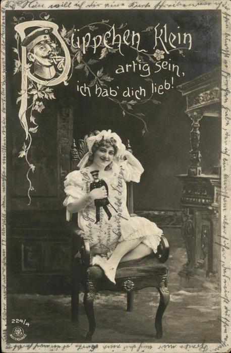 Soldatenpoesie Puppe