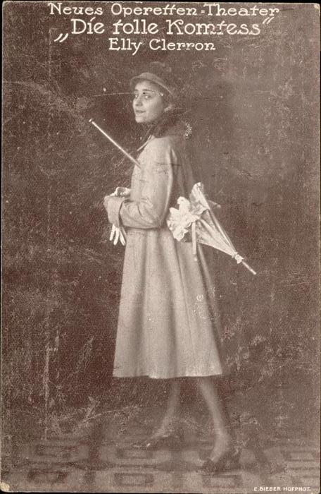 Theater Operetten Elly Clerron
