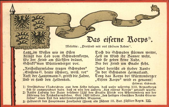 Militaria Das eiserne Korps Füssilier Regiment 12