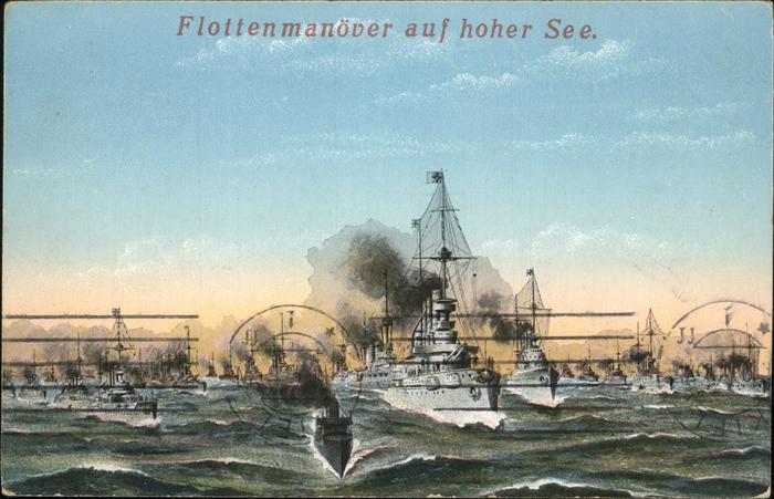 Schiffe Ships Navires Flottenmanöver