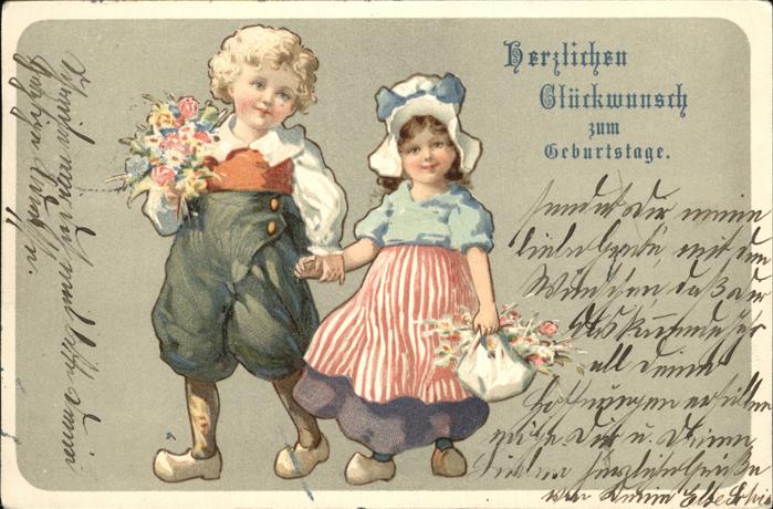 Geburtstag Trachten Holland Kinder