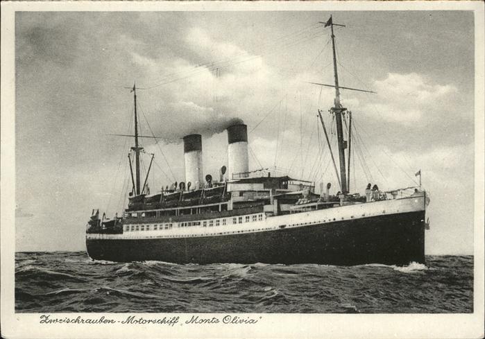 Schiffe Ships Navires Monte Olivia