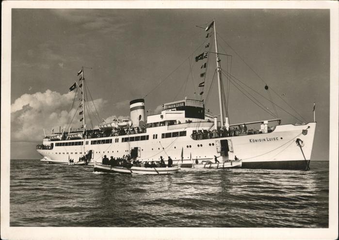 Dampfer Oceanliner M S Königin Luise