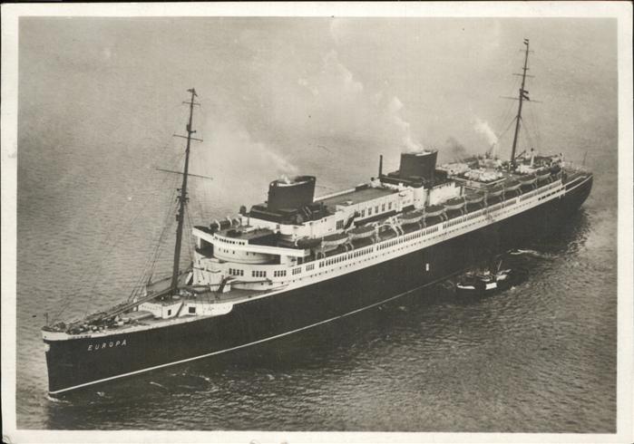 Dampfer Oceanliner Europa