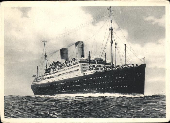 Dampfer Oceanliner Berlin Norddeutscher Lloyd Bremen