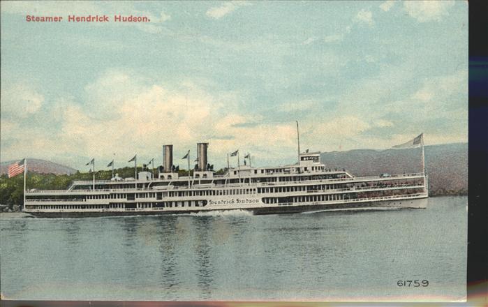 Dampfer Binnenschifffahrt Steamer Hendrick Hudson