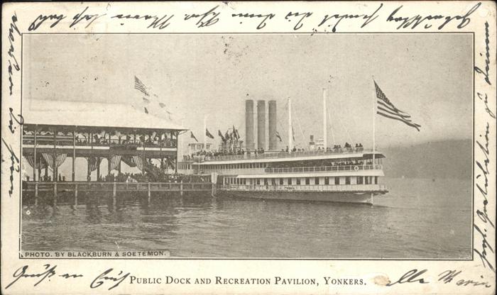 Dampfer Binnenschifffahrt Yonkers