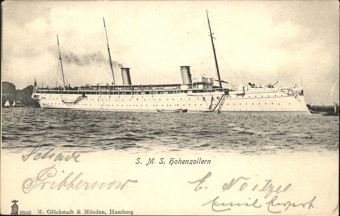 Dampfer Oceanliner S M S Hohenzollern
