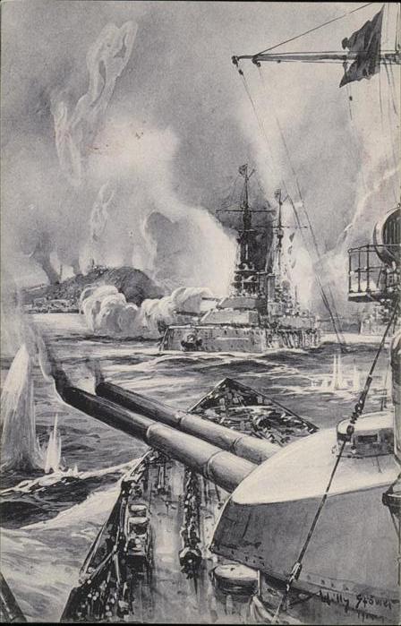 Stoewer Willy Tegel Kriegsschiffe Beschiessung