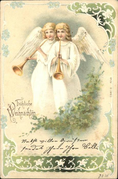 Weihnachten Engeln Trompeten