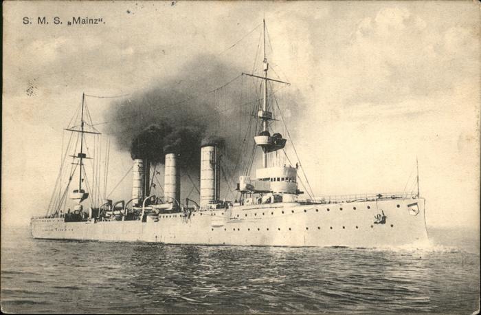 Dampfer Oceanliner S M S Mainz