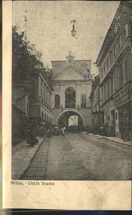 Wilno Wilna Ostra brama