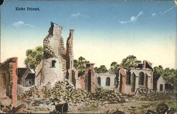 Fricourt Kirche Zerstörung