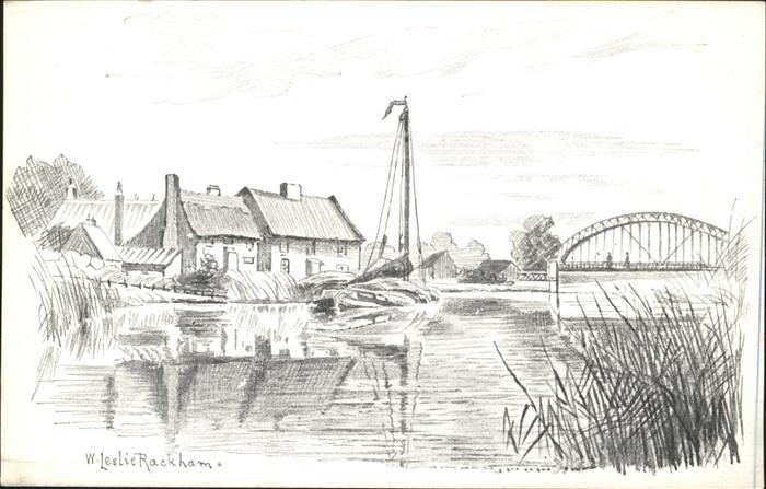 St Olaves Bridge W. Leslie Rackham