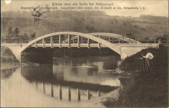 Pettoncourt Brücke Seille