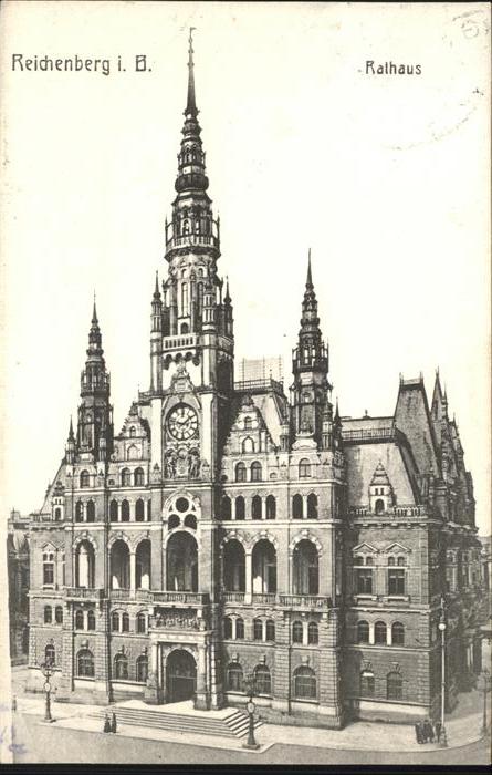 Reichenberg Liberec Boehmen Rathaus