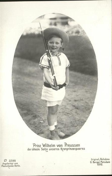 Adel Preussen Prinz Wilhelm