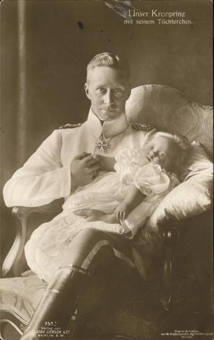 Adel Kronprinz mit Tochter