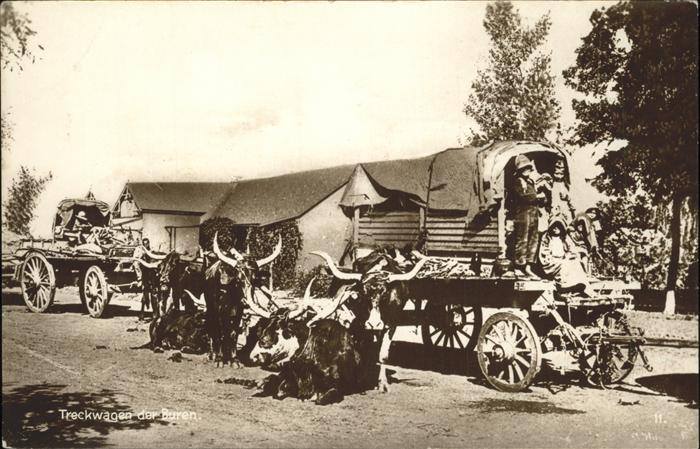 Afrika Afrique Africa Treckwagen der Buren