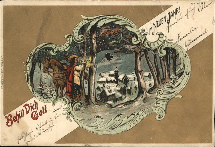 Trompeter Scheffel Neujahr