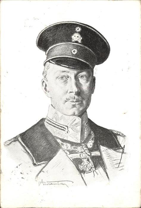Adel Preussen Kronprinz Wilhelm Schwarz Weiss Rot