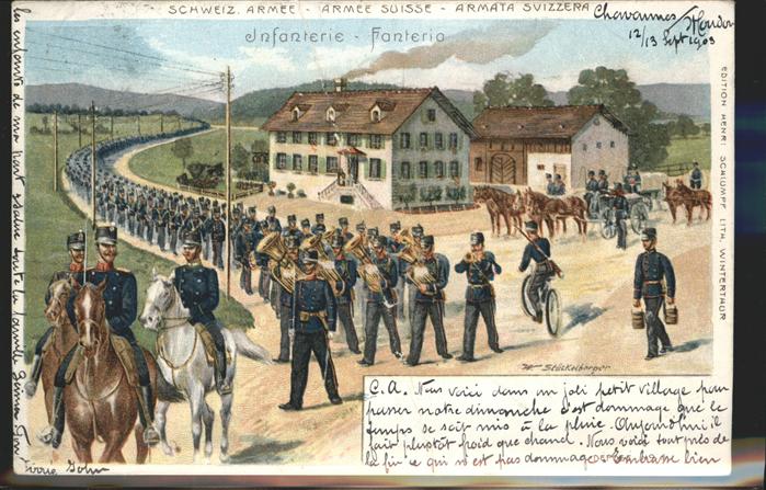 Militaria Schweiz Infanterie