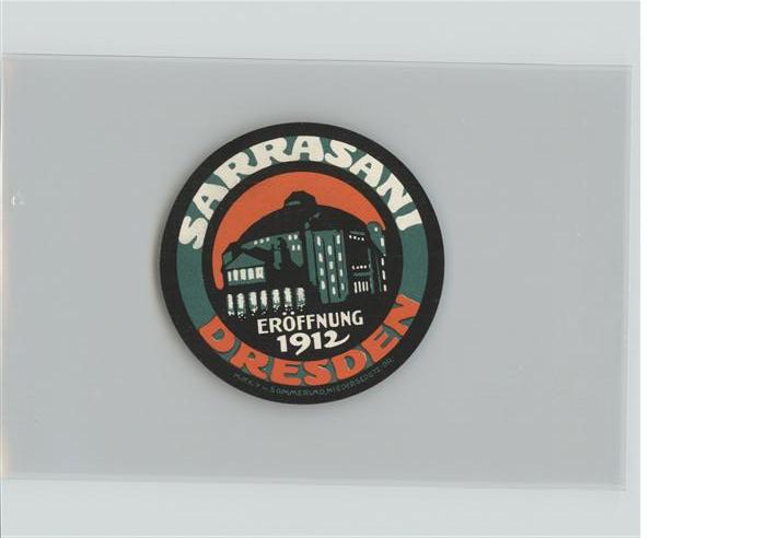 Werbung Sarrasani Eröffnung Dresden