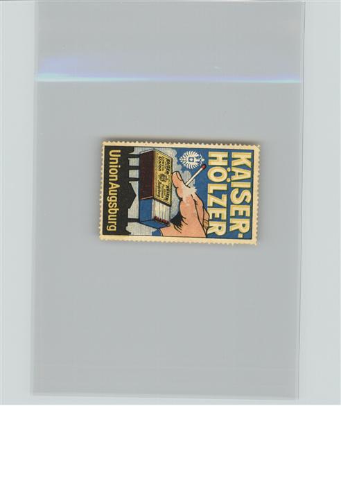 Werbung Kaiserhölzer Union Augsburg