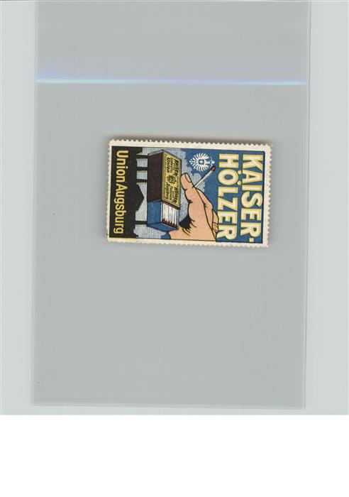 Werbung Kaiserhölzer Union Augsburg