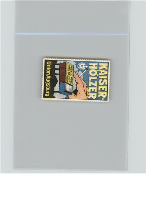 Werbung Kaiserhölzer Union Augsburg