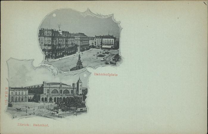 Zuerich Bahnhof Bahnhofplatz