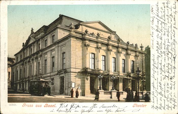 Basel BS Theater Strassenbahn