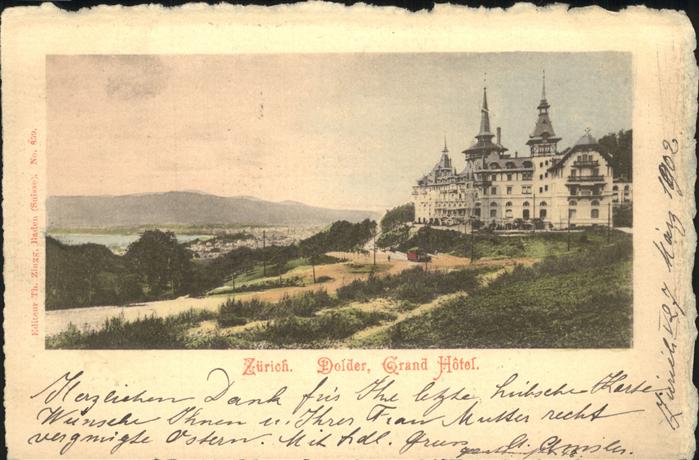 Zuerich Dolder Grand Hotel