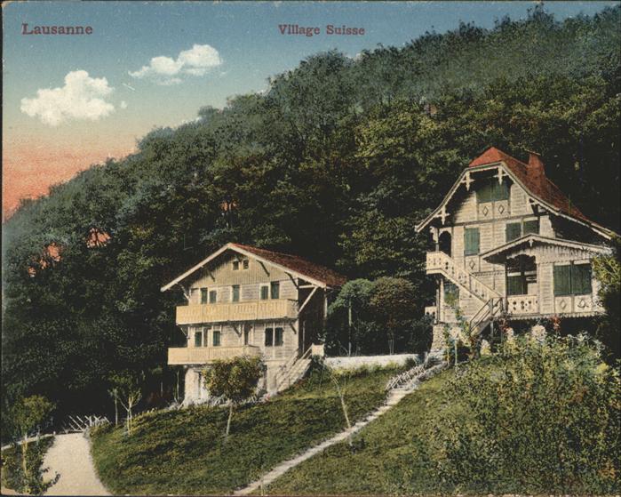 Lausanne VD Village Suisse